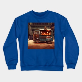 Steampunk Tokyo Ramen Food Truck Crewneck Sweatshirt